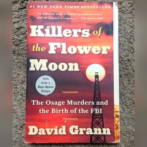 Killers Of The Flower Moon by David Grann Paperback Book